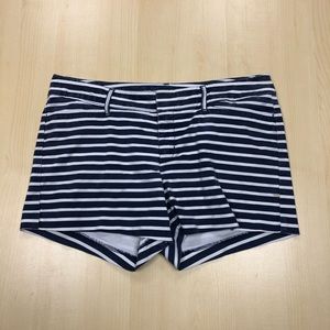 Old Navy Pixie Shorts Blue & White Stripe Size 4